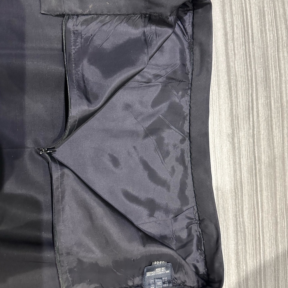 Escada by Margaretha Ley Navy Wool Skirt – Made in Germany, Size 36 - Picture 6 of 8